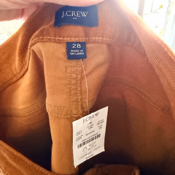 J.Crew skinny Corduroy pant style BK 381, size 28 - Picture 6 of 10
